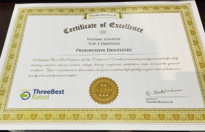 certificate of excellence