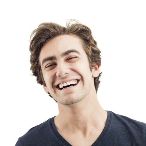 man smiling