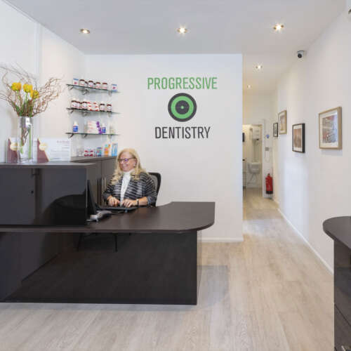 Reception area